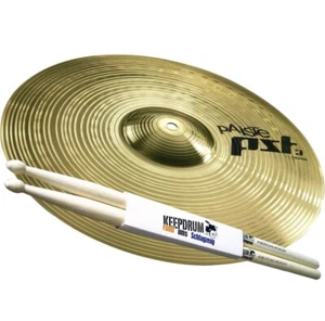 PAISTE PST3 16 Crash Becken + Baquetas - Imagen 1 de 3