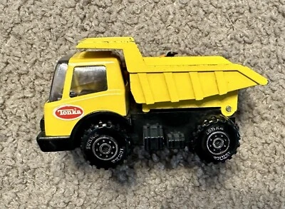 Vintage 1970’s Tonka Mites #147 JAPAN Diecast / Plastic Yellow Tonka Dump Truck - Image 1 of 4