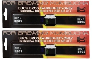 Thermometer Strips Set of 4 - For - Kombucha - Wine - Beer or Aquariums - Picture 1 of 5