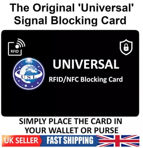 4 x RFID Signal Blocking Card. Credit & Debit Card Blocker Protector - KEEP SAFE - Picture 1 of 7