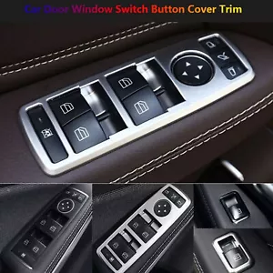 For Mercedes Benz A B C E CLA CLS GL GLA GLK GLE ML Car Window Switch Cover Trim - Picture 1 of 6
