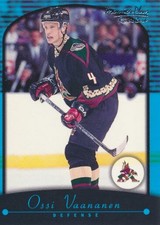 2000-01 Topps Premier Plus #116 OSSI VAANANEN - Rookie Card - Phoenix Coyotes
