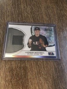 2011 Bowman Sterling Andrew Mitchell Collegiate National Team Refractor Relic