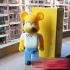 Bearbrick The Simpons Father 400% Large Size Decoration Doll 28cm In White box