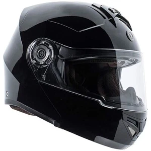 TORC T27B Modular Bluetooth Motorcycle Helmet - Gloss Black - Picture 1 of 4