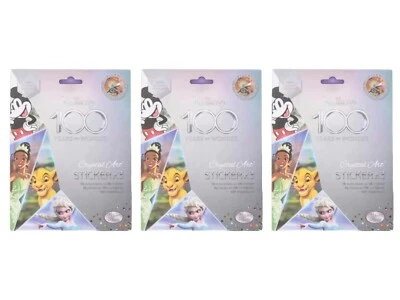 Lot of (3) Craft Buddy Disney 100 Years of Wonder Crystal Art Sticker Packs - Image 1 of 4