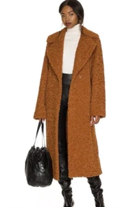 $398 NWT Women Sz Small HOUSE OF HARLOW 1960 X REVOLVE Coat Rust Jacket - Picture 1 of 14