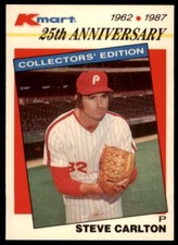 1987 Topps Kmart 25th Anniversary #15 Steve Carlton Philadelphia Phillies