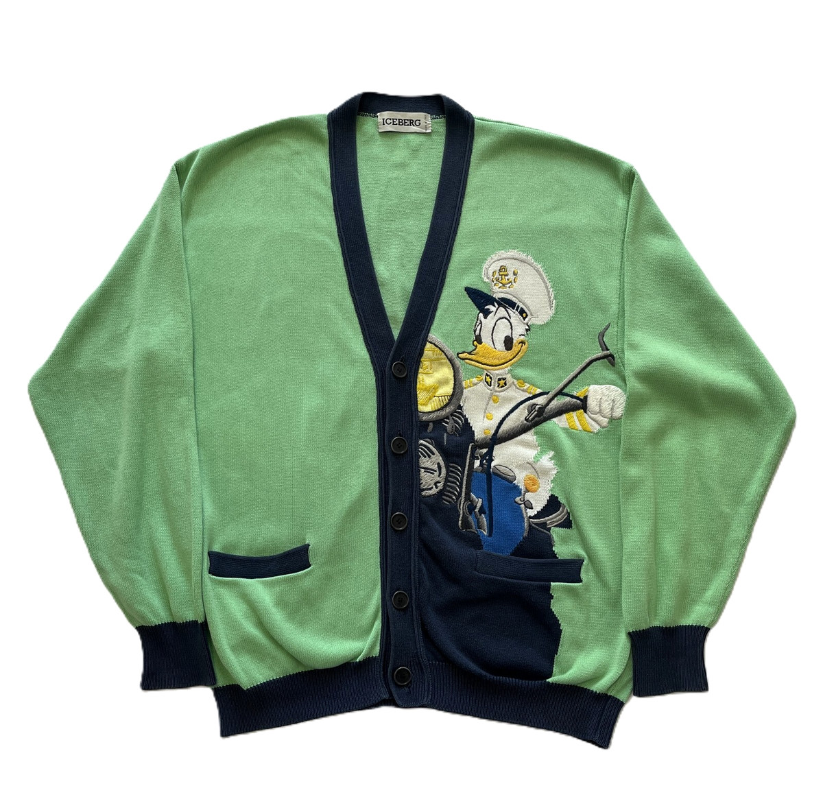 イタリア製 VTG 90s ICEBERG シルベスター カーディガン イタリア製 VTG 90s ICEBERG シルベスター カーディガン