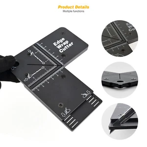 Furniture Edge Wrap Cutter Aid Tool Cutting Template for Wrapping Applications - Picture 1 of 7