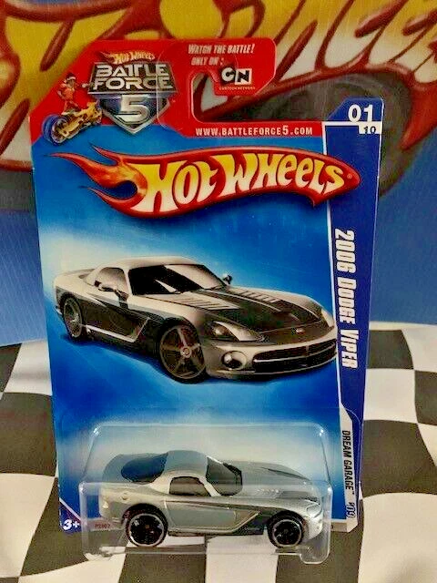 Dodge Viper 2006 cupé plateado Oh5 HW Dream Garage 1/10 147 Hot Wheels Foto 1 de 1