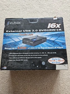 I/O Magic Digital Storage System DVD Burner & Reader 16x Hi Speed Model IDVD16DD - Picture 1 of 7