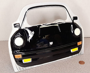 Vintage 1987 Exclusive Gifts RARE Black Porsche 911 Carrera Car Picture Frame