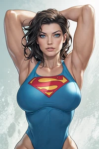 MODELO DE TRAJE DE BAÑO LOIS LANE Impresión Bellas Artes 13x19 Edición Limitada 1/30 DC Superman - Imagen 1 de 1