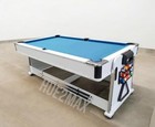 Billardtisch Air Hockey Esstisch Tischtennis 7FT 4 in 1 Multi-Game-Pool Table