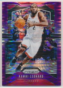 2019-2020 Panini Prizm Purple Pulsar 34/35 #149 Kawhi Leonard Clippers SP NBA