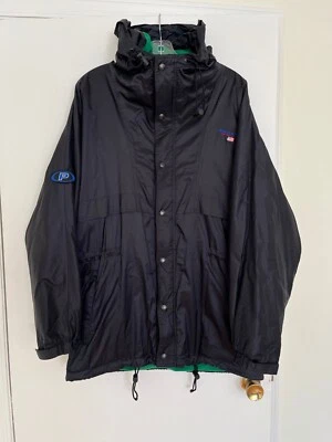 Abrigo chaqueta de lluvia vintage años 90 Polo Sport Ralph Lauren para hombre negro talla Vellón M Foto 1 de 4