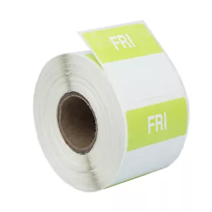 Freitag Tag der Woche Etiketten / Aufkleber - (108) Rollen à 500 (40 mm x 40 mm) - Bild 1 von 5