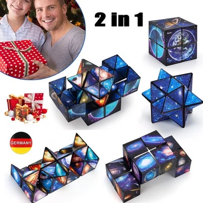 MARKENLOS Magic Cube Set Sternenklarer Himmel Zauberwürfel 3D Puzzle für Kinder Erwachsene
