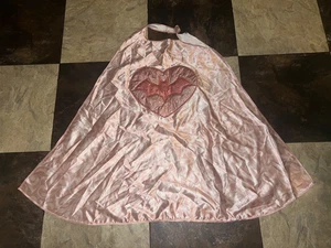 New RARE Six Flags BATGIRL PINK Print Cape Adult 2022 - Picture 1 of 10