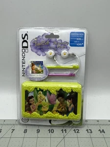 NEW Nintendo DSi TINKER BELL FAIRY MIRROR GAME CASE STYLUS FLOWER CHARMS - Picture 1 of 2