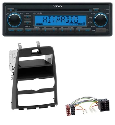 VDO AUX MP3 1DIN CD USB Autoradio für Hyundai Genesis BK 10-12 Klimaautomatik - Bild 1 von 4