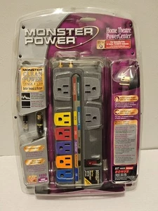 Monster Power HT700 Home Theatre PowerCenter Surge Protector Outlet - Picture 1 of 3