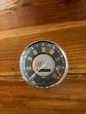 Vintage Volkswagen Ghia speedometer Used good condition for parts or repair - Image 1 of 4