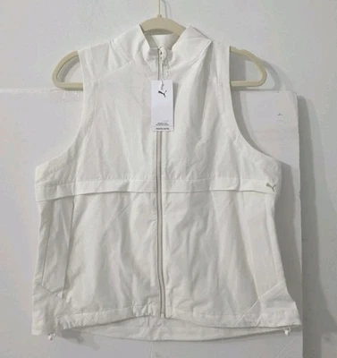 Puma Women's Ripguard Golf Vest Warm White - Medium M  - Image 1 of 4