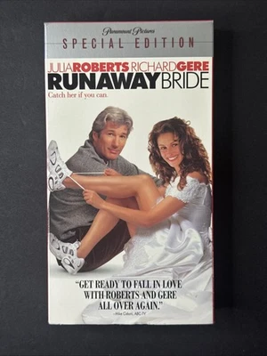 “Runaway Bride” Special Edition(VHS,1999) Starring Julia Roberts & Richard Gere  - Image 1 of 3