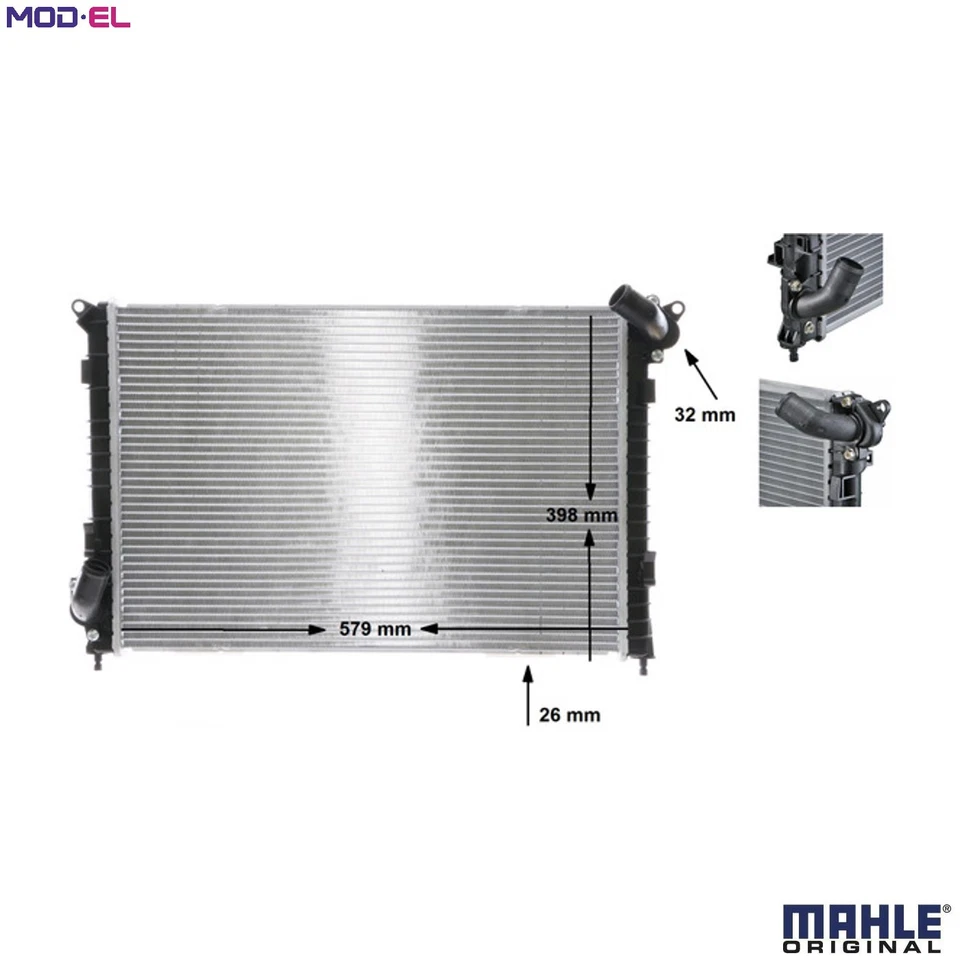 RADIATOR ENGINE COOLING CR 984 000S FOR MINI N14B16/W11B16A 1.6L 4cyl - Image 1 of 4