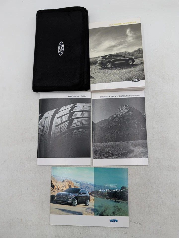 2020 Ford Escape Owners Manual Set with Case S SE SEL Sport Titanium  - Image 1 of 3