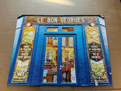 Springbok Puzzle Cafe Le Bon Georges 500 Pieces 18x23" Complete VGUC - Image 1 of 4