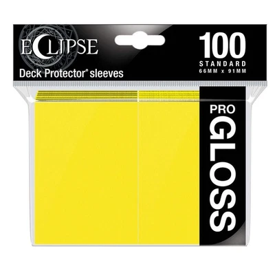 100ct Ultra PRO Eclipse Brillo Estándar Cubierta Mangas Protector Soporte Organizador Foto 1 de 4