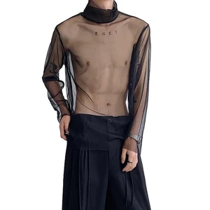 Nightclub Tops Casual Base Shirts Brand New Men's Clothing Solid Pattern - Picture 1 of 72