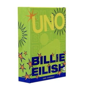 UNO Canvas Billie Eilish Kartendeck Mattel Premium Kartenspiel - Neu in Box Sealed - Bild 1 von 6