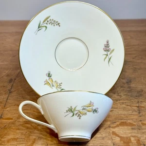 Teetasse & Untertasse Rosenthal Continental China Elfenbein Sommerblüten Bettina 3179 - Bild 1 von 8