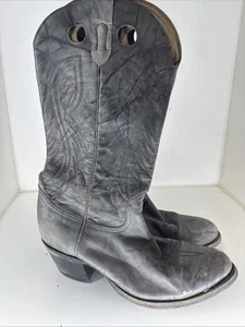 Alberta Boots Co womens cowboy size 10 D Handmade Grey - Picture 1 of 6
