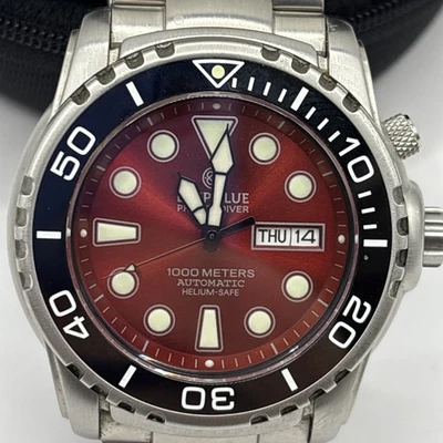 Deep  Blue  Red Pro  Sea  Diver 1000m Men’s Watch 45mm Sapphire Crystal - Image 1 of 4