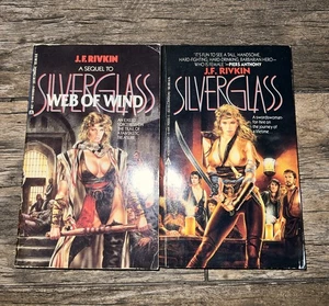 Fantasy novel silver glass and web of wind paperback J. F. Rivkin - Foto 1 di 2