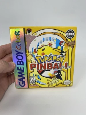 1999 NINTENDO GAME BOY COLOR GBC POKEMON PINBALL W/ RUMBLE FEATURE CIB COMPLETE - Image 1 of 4