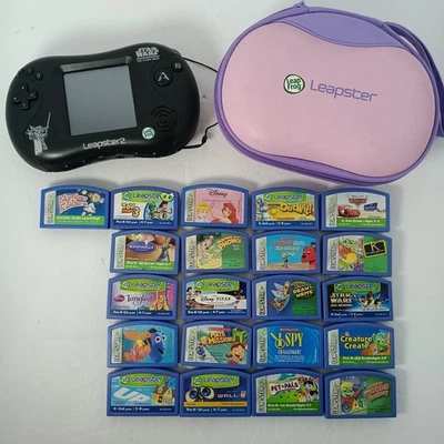 Sistema Leap Frog Leapster 2 Edición Star Wars, Estuche y 21 Juegos ¡FUNCIONANDO!  LEER Foto 1 de 4