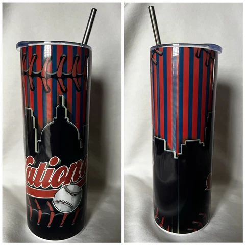 Washington Nationals 20 oz Stainless Steel Tumbler Cover