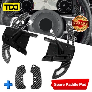 TDD Real Carbon Fiber Magnetic Paddle Shifters for Volkswagen VW Golf MK7 MK7.5 - Picture 1 of 10