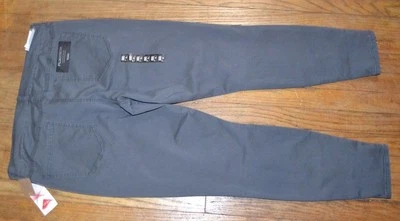 Pantalones Mudd FLX STRETCH ajustados grises pantalones de bolsillo chuleta de cerdo para jóvenes Foto 1 de 4