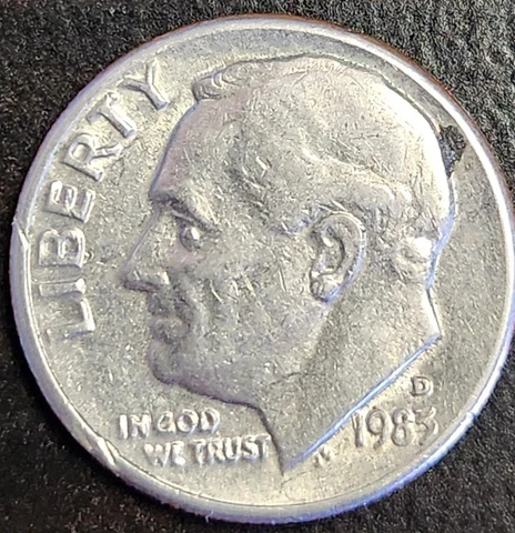 1983-D Roosevelt Dime 10c FS-501***ERROR DDO, DDR RPM*** Cover