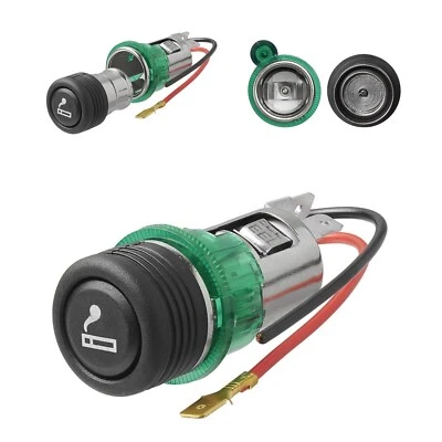 Zigarettenanzünder Einbau Steckdose 12V / 24V beleuchtet KFZ Stecker PKW Auto - Bild 1 von 4