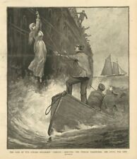 SHIPWRECK LOSS OF THE CUNARD STEAMSHIP OREGON RESCUING THE FEMALE PASSENGERS