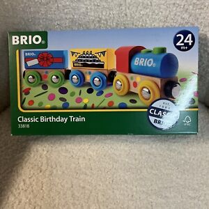 BRIO classic Birthday Train 33818 24m+ Children’s Toy Rare