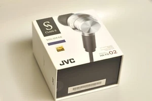 JVC HA-DF02 Silber Kabelgebundene Innenohr Kopfhörer "Gut" mit Box - Bild 1 von 14